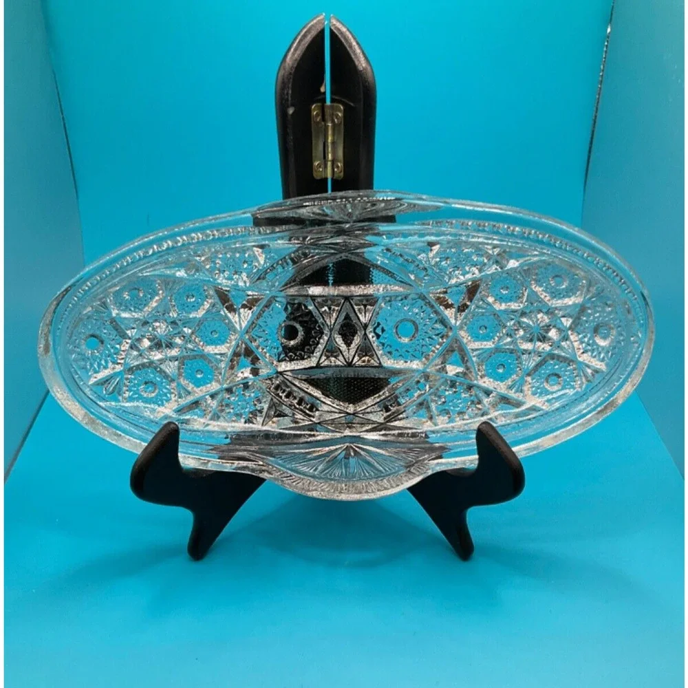 Vintage Prescut Clear Candy/Nut Dish‎ - 8